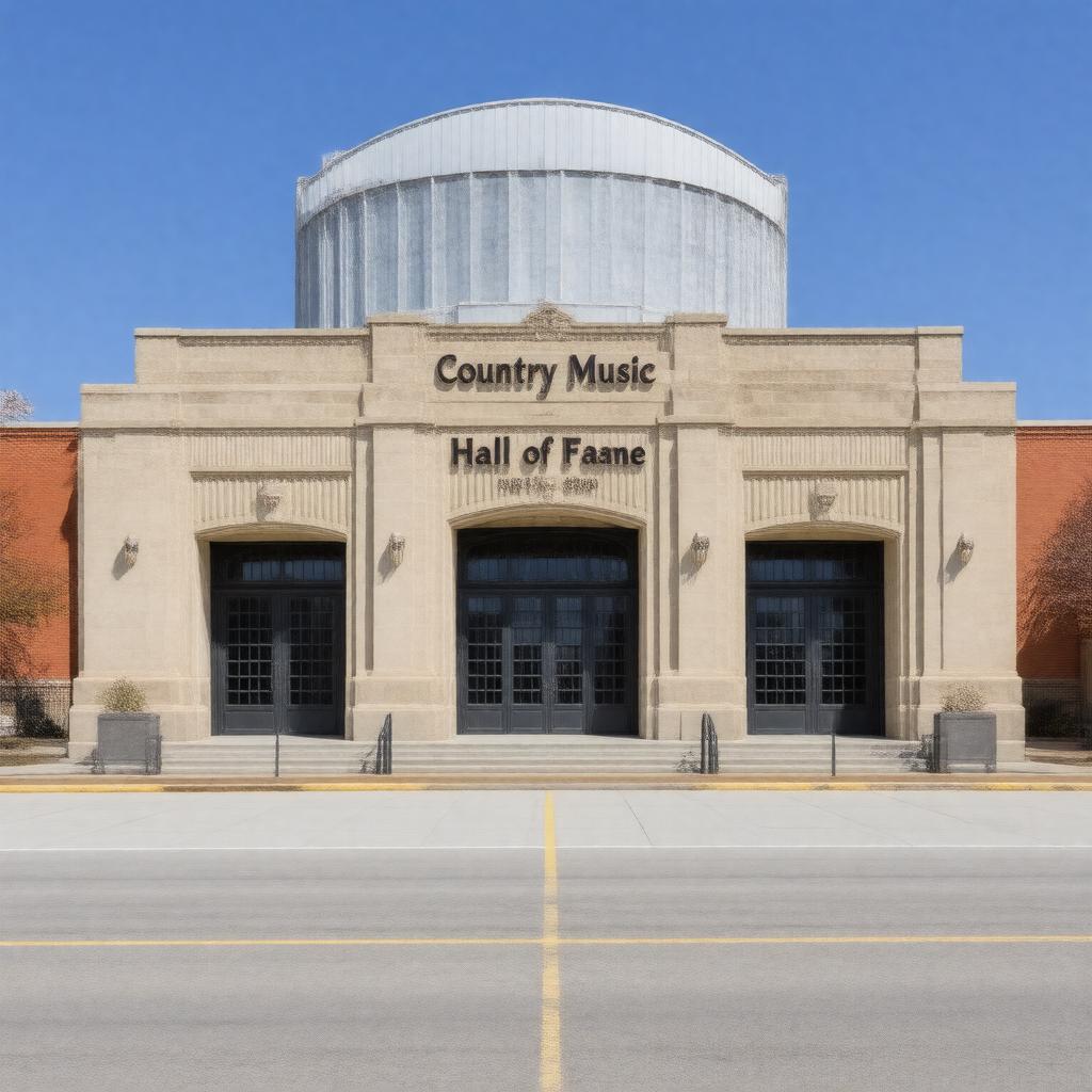 AI-created image of Country Music Hall of Fame
