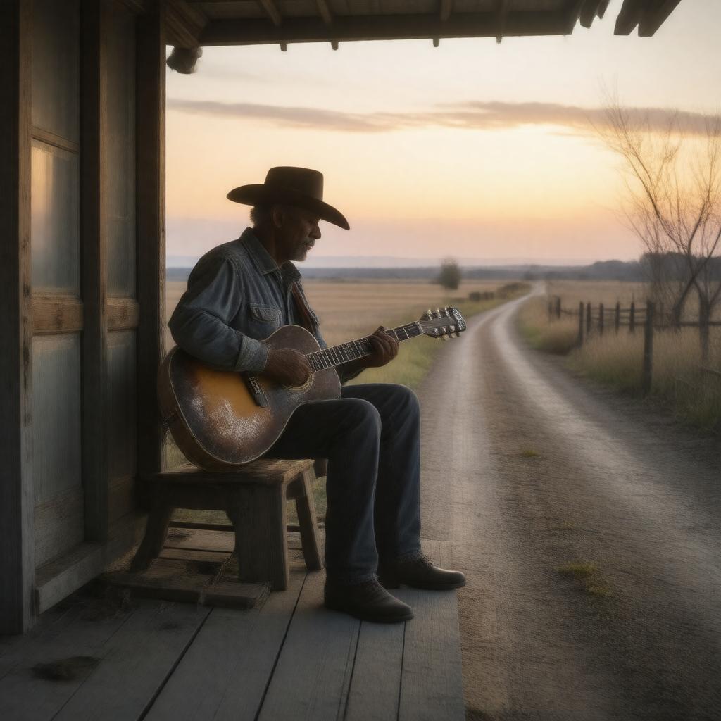 AI-created image of Country blues