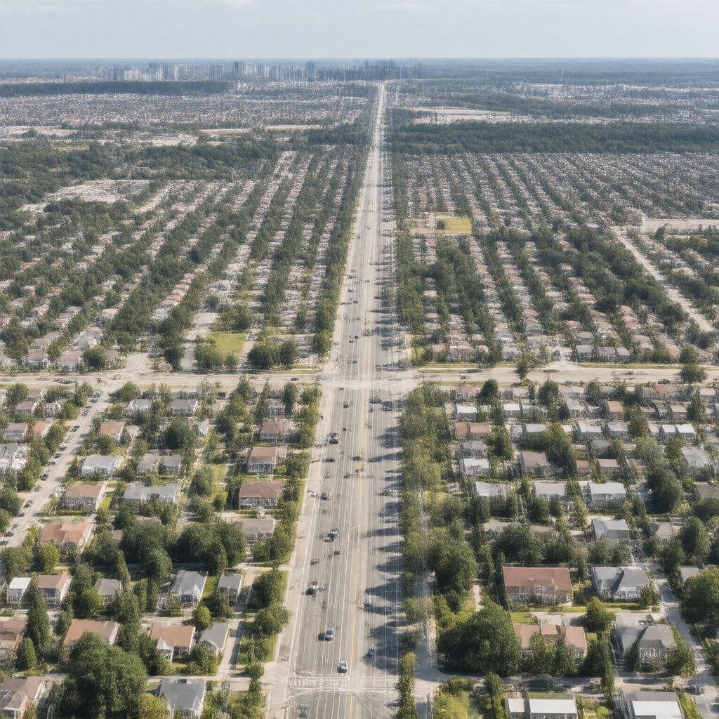 AI-created image of Countryside, Illinois
