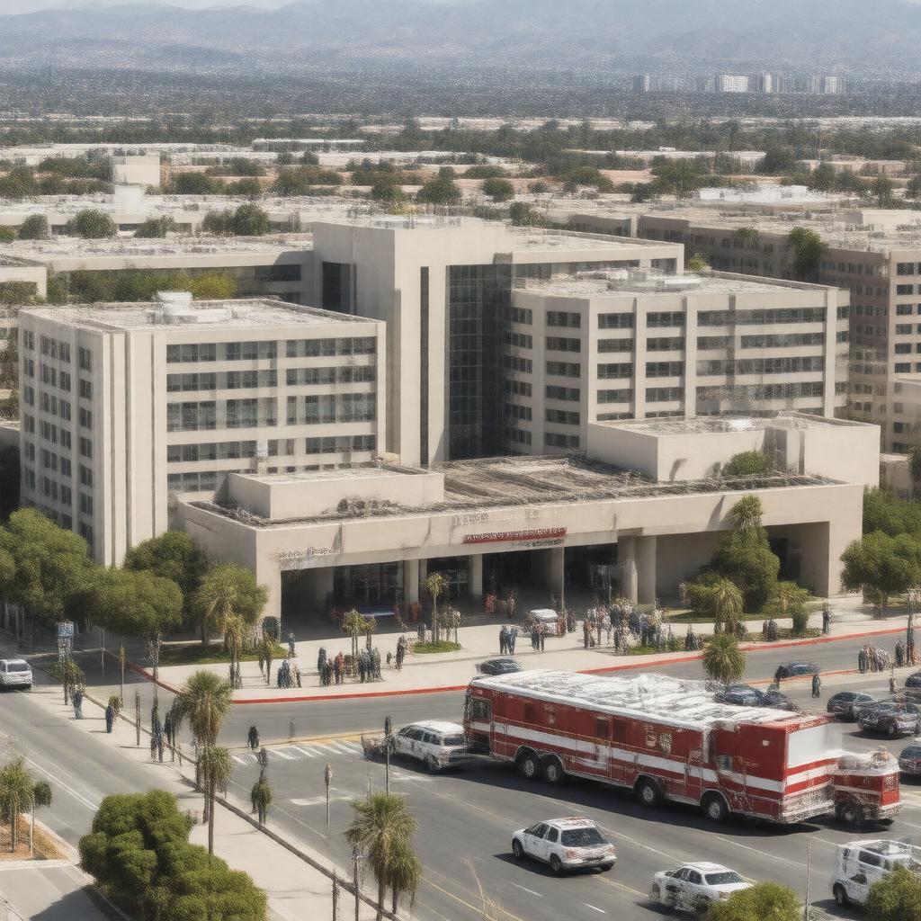 AI-created image of County Hospital