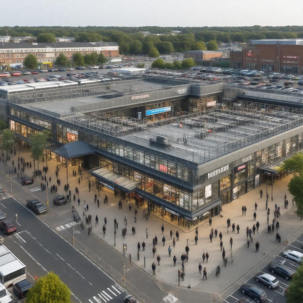 AI-created image of County Mall