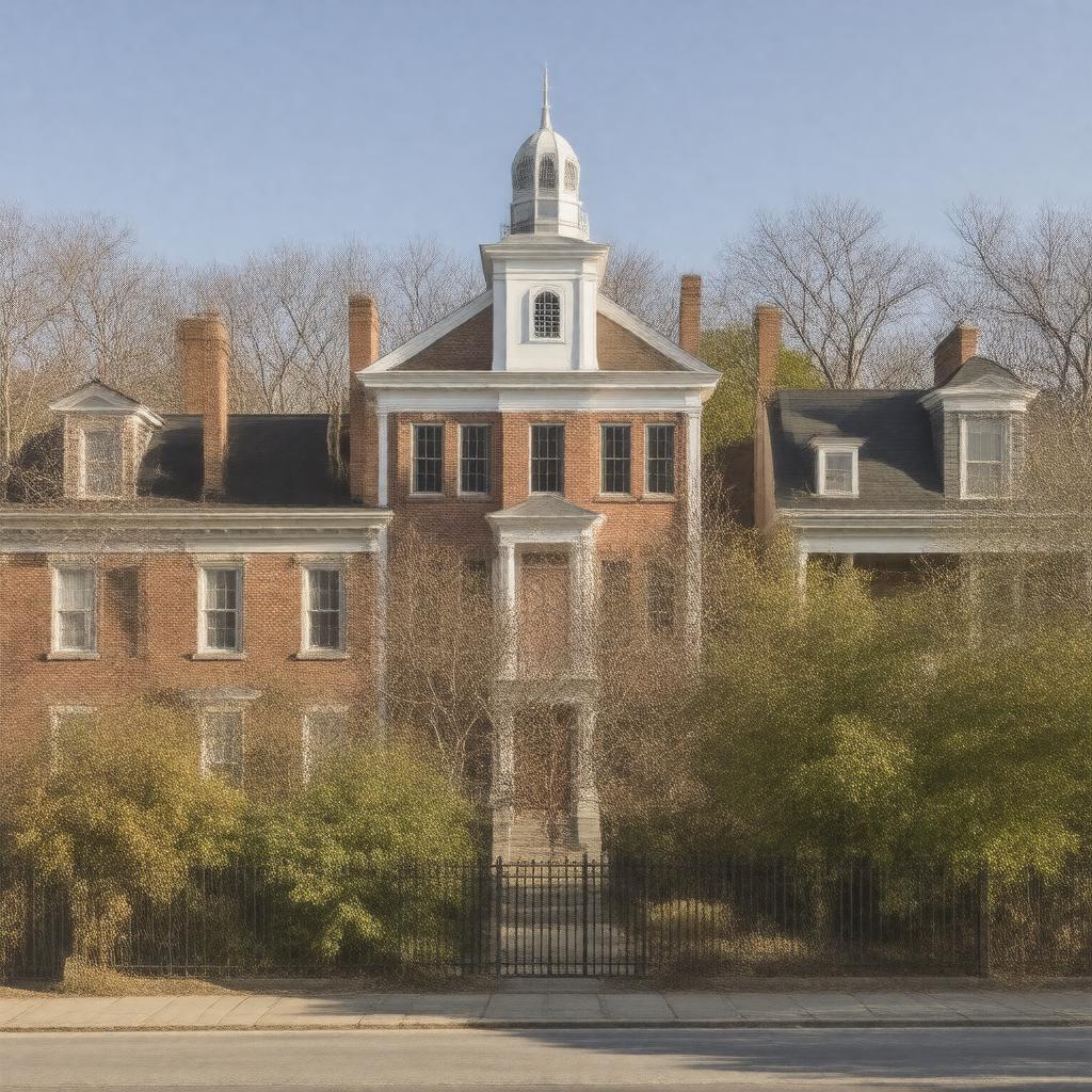 AI-created image of County Street Historic District