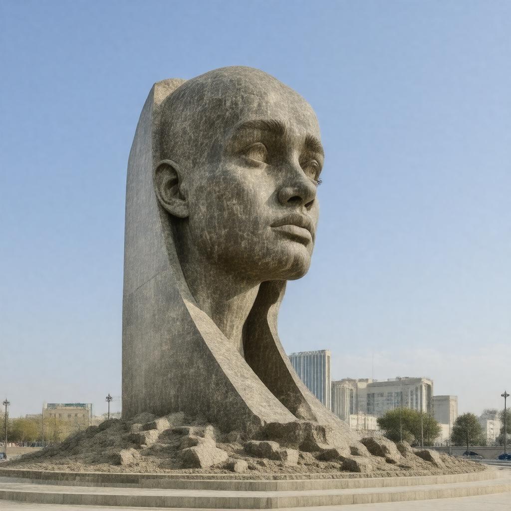 Click to view larger image AI-created image of Courage Monument