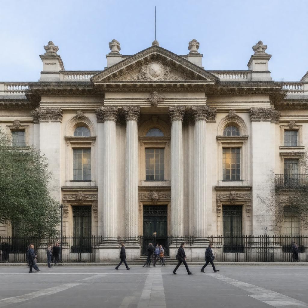 Click to view larger image AI-created image of Courtauld Gallery