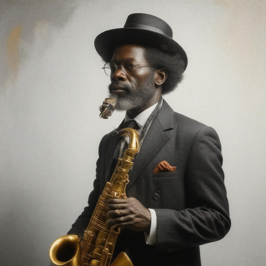 AI-created image of Courtney Pine