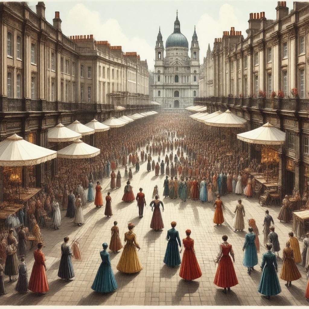 AI-created image of Covent Garden