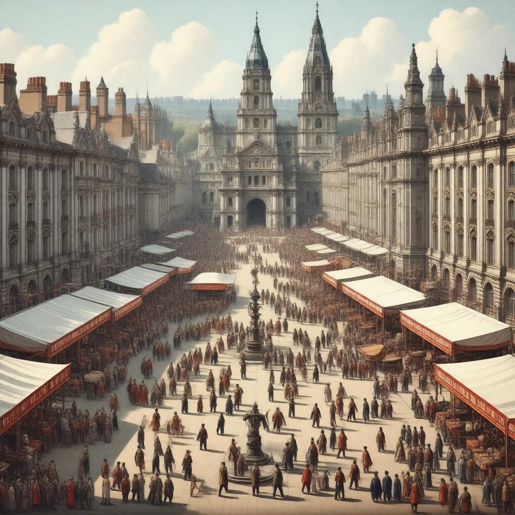 AI-created image of Covent Garden, London