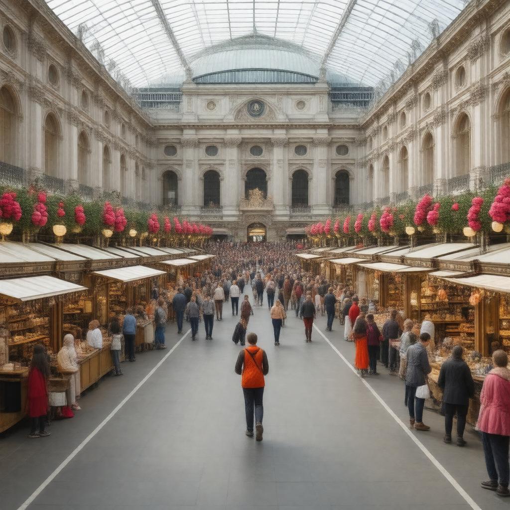 Click to view larger image AI-created image of Covent Garden Market
