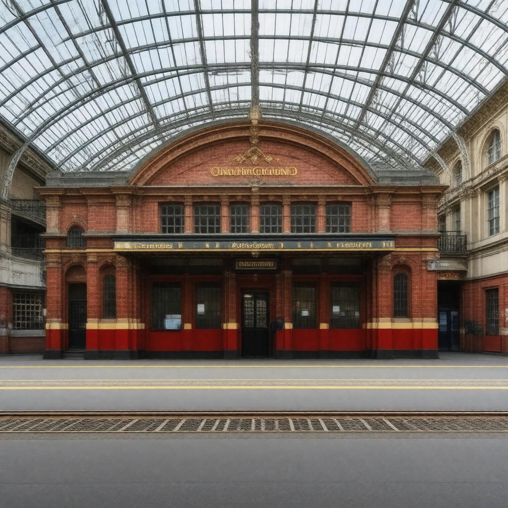 AI-created image of Covent Garden Underground Station