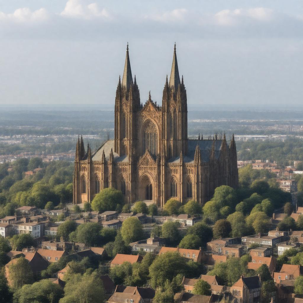 AI-created image of Coventry, England