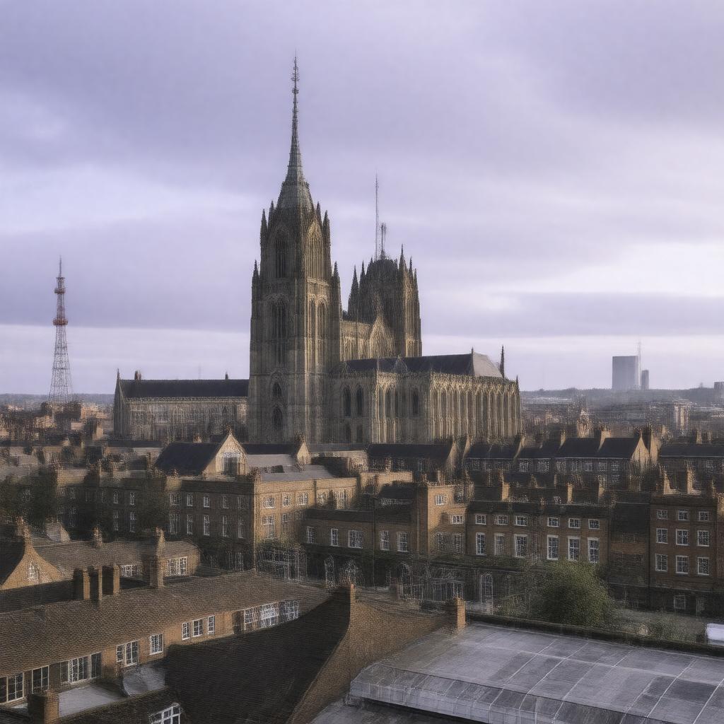 AI-created image of Coventry, United Kingdom