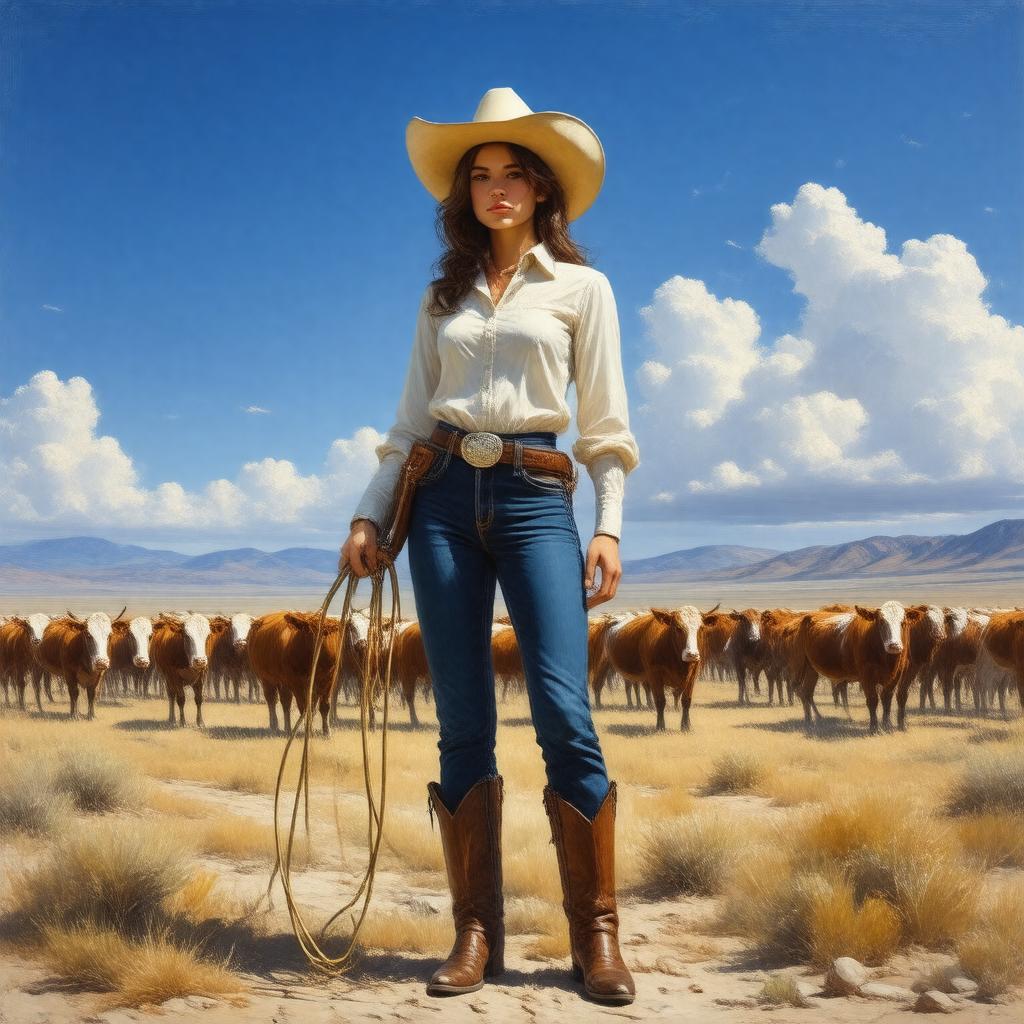 AI-created image of Cowgirls
