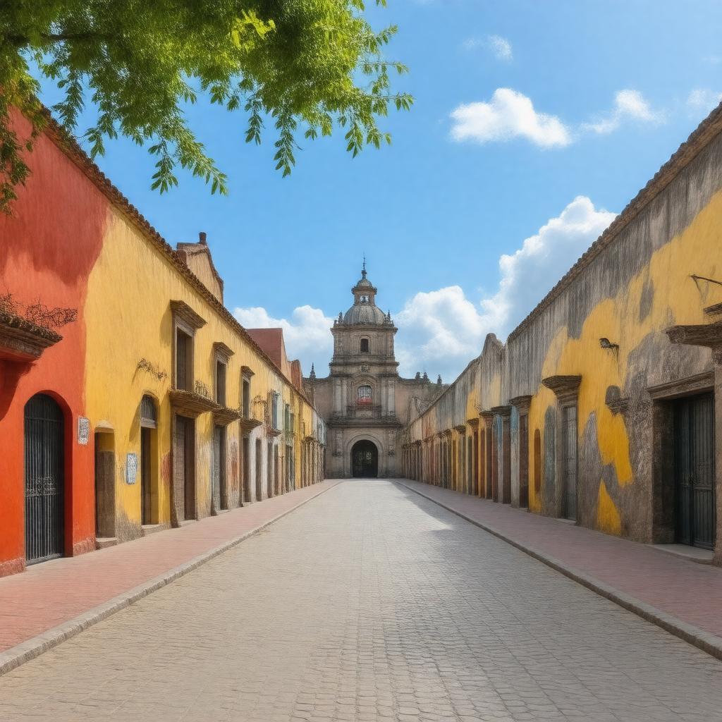 AI-created image of Coyoacán