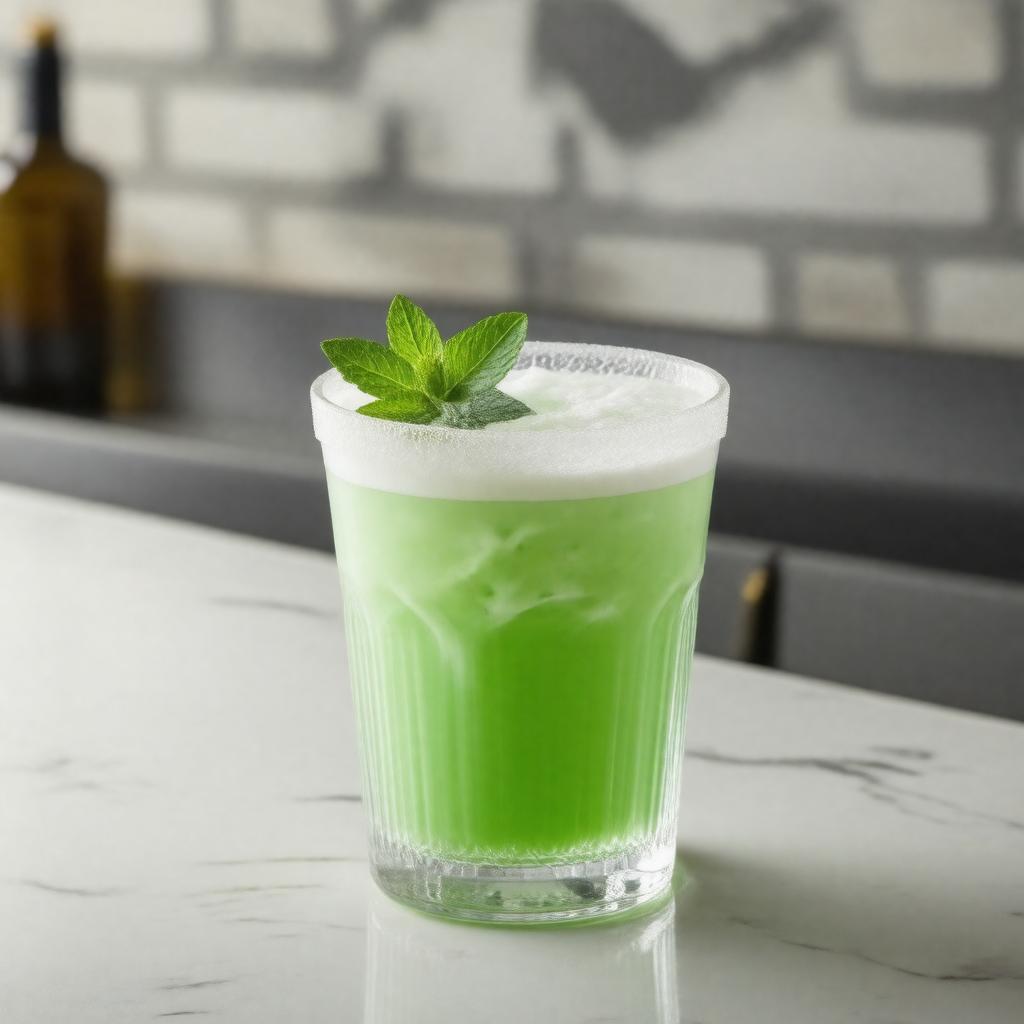 AI-created image of Crème de menthe