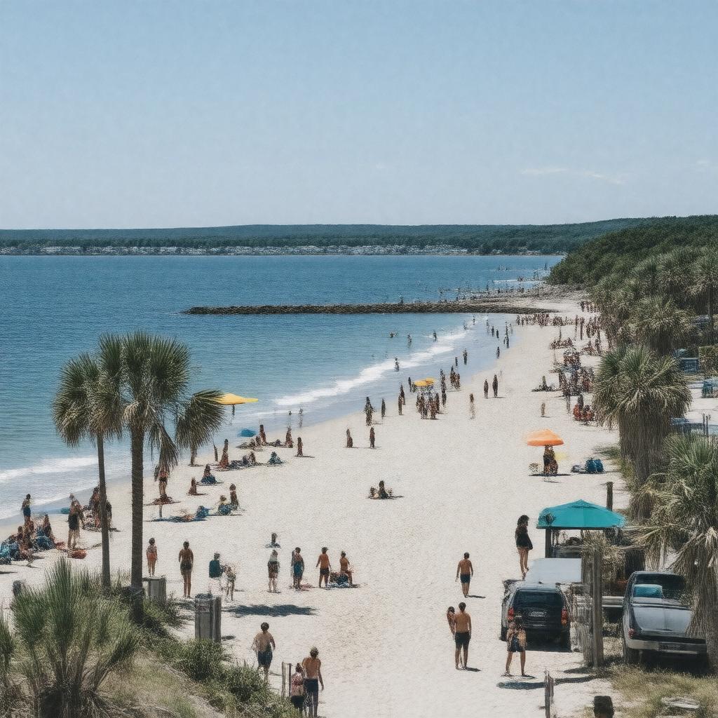 AI-created image of Craigville Beach