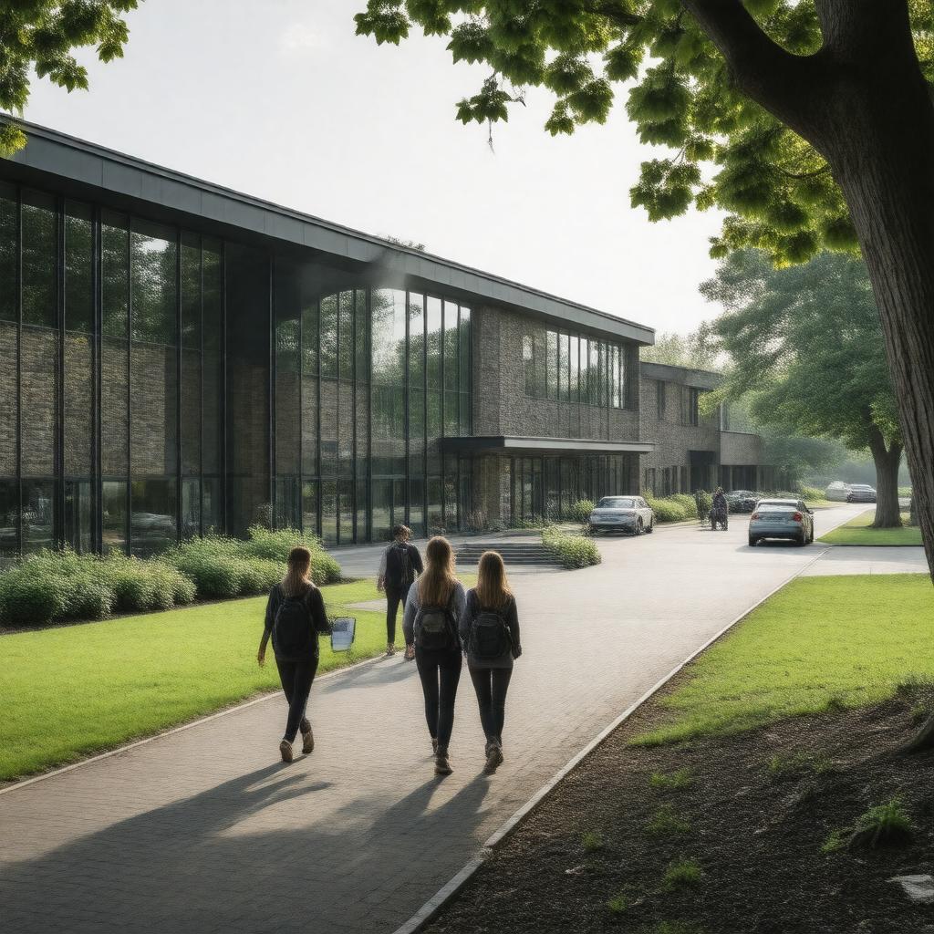 Click to view larger image AI-created image of Cranfield School of Management