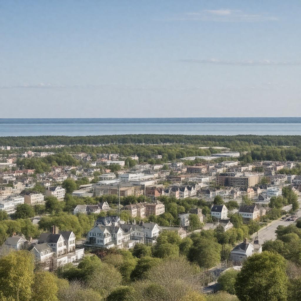 AI-created image of Cranston, Rhode Island, USA