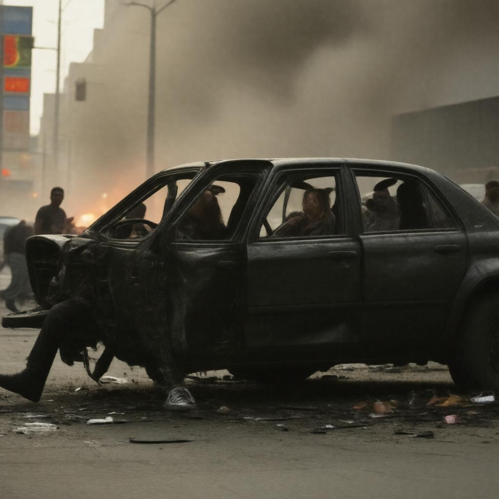 AI-created image of Crash (film)