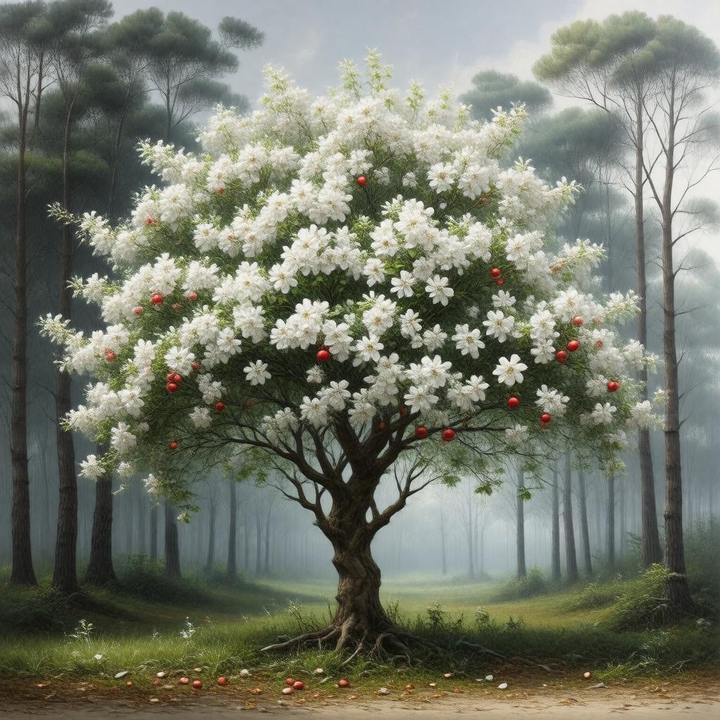 AI-created image of Crataegus laevigata