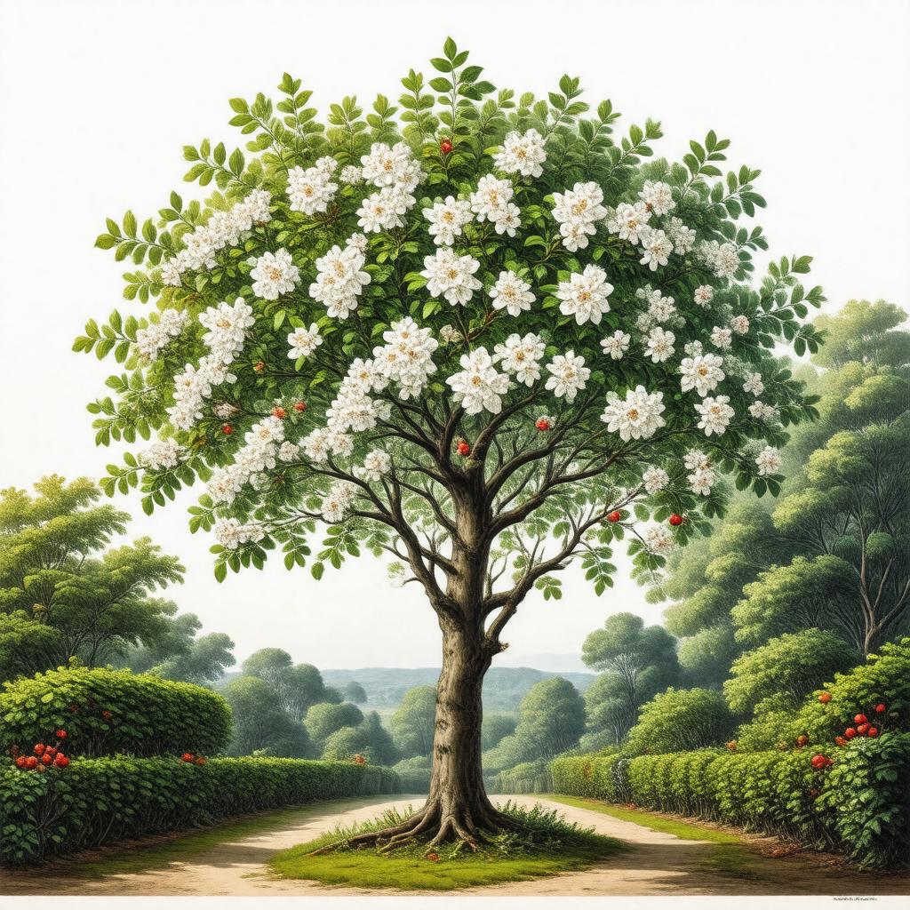 AI-created image of Crataegus monogyna