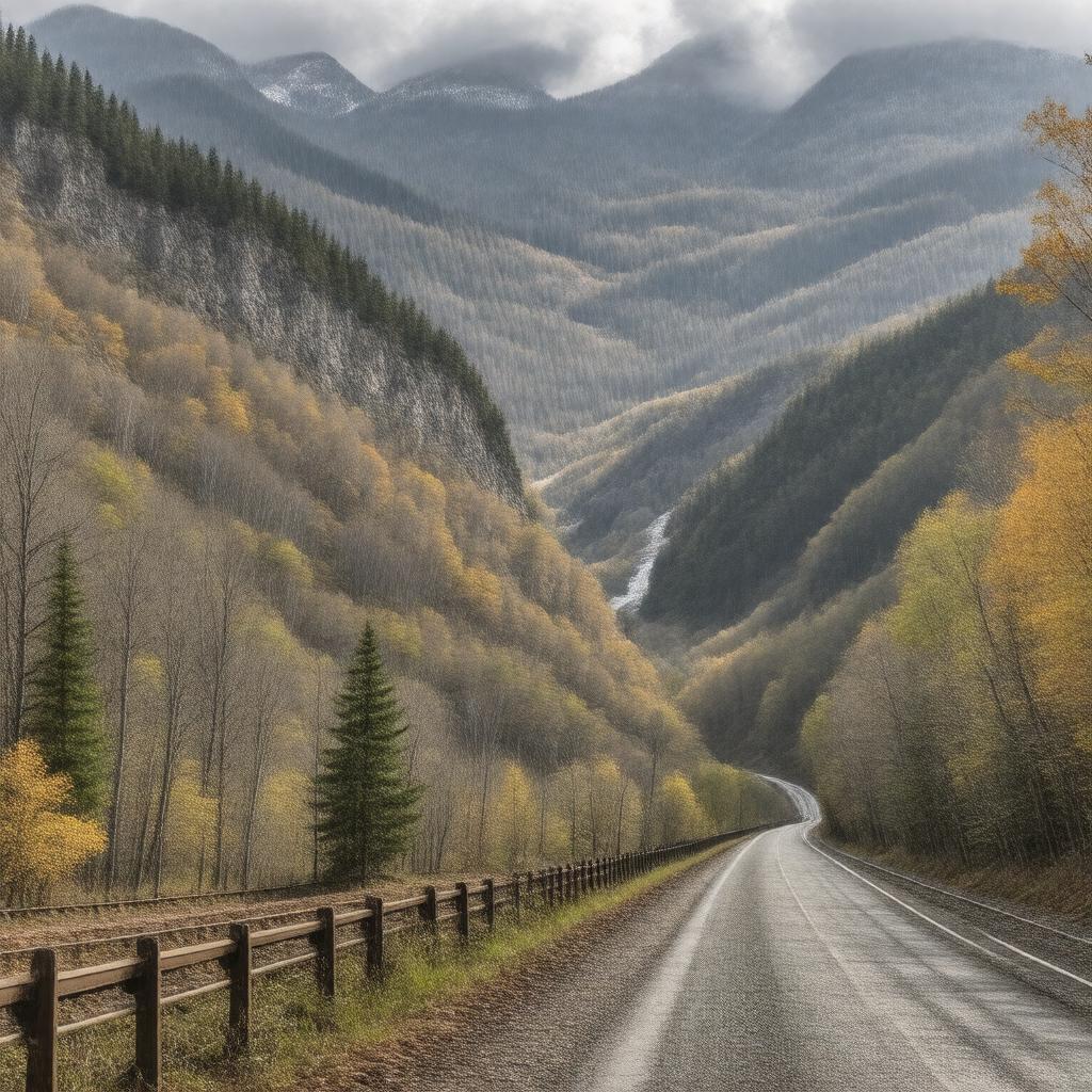 AI-created image of Crawford Notch