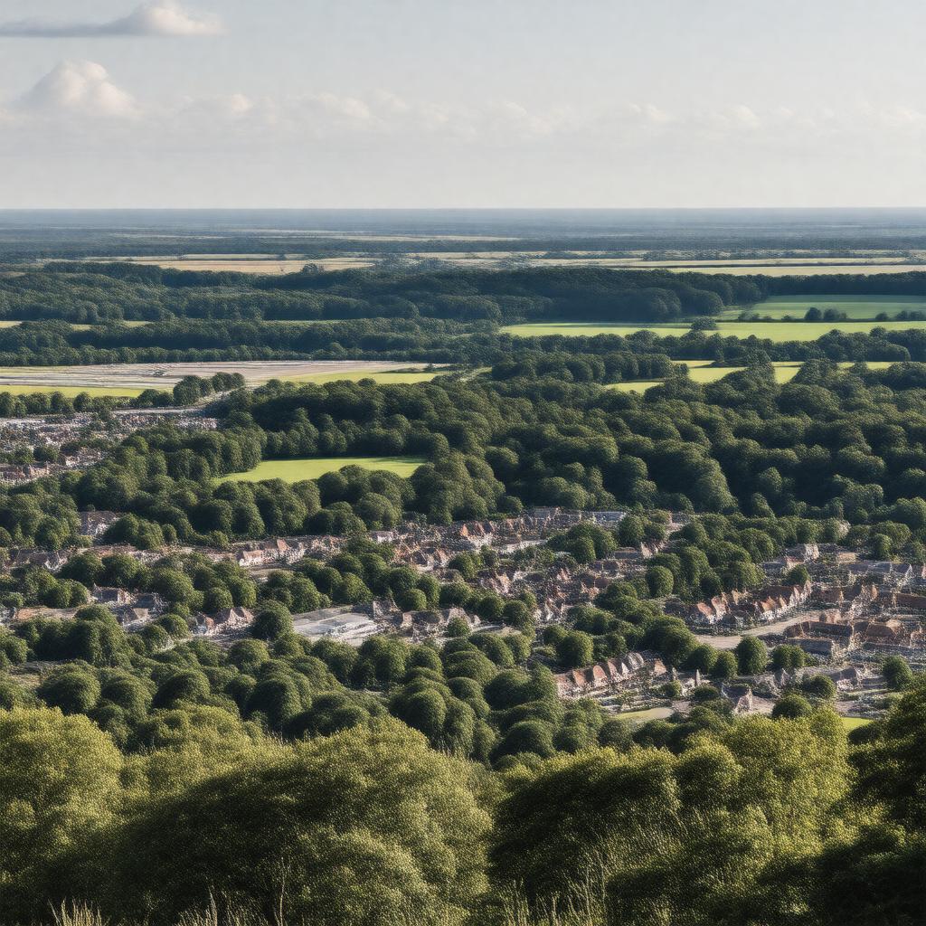 AI-created image of Crawley, England