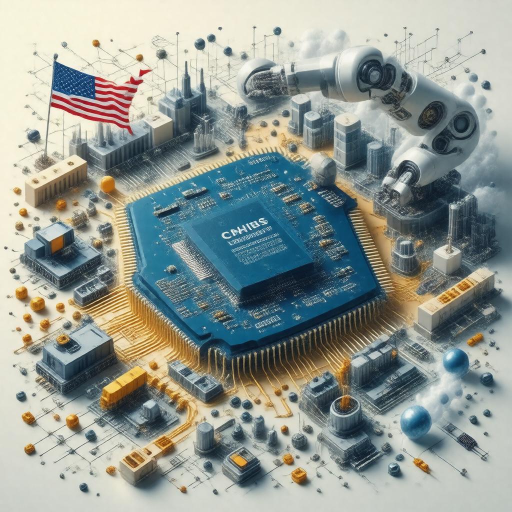 Click to view larger image AI-created image of Creating Helpful Incentives to Produce Semiconductors and Science Act of 2022