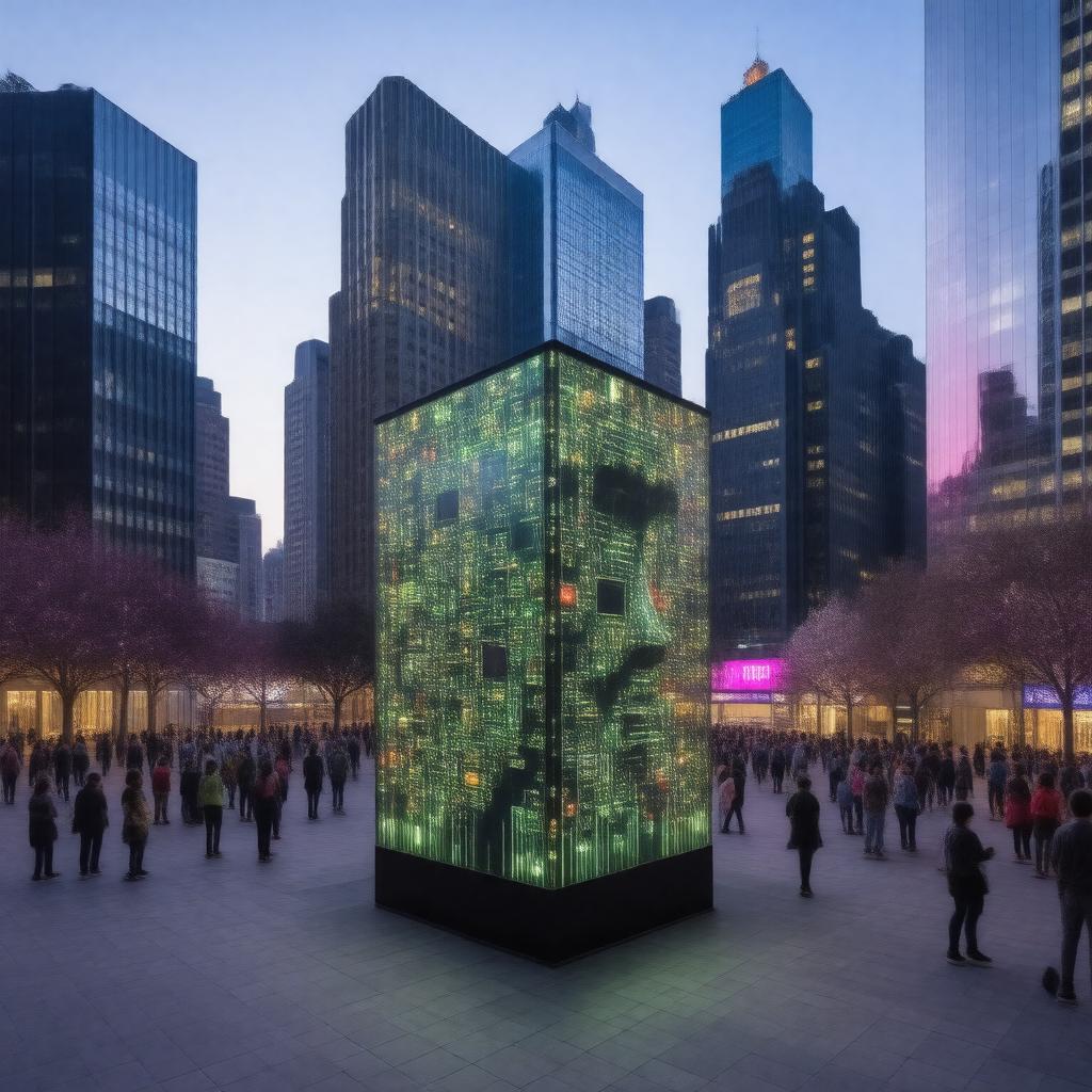 Click to view larger image AI-created image of Creative City of Media Arts