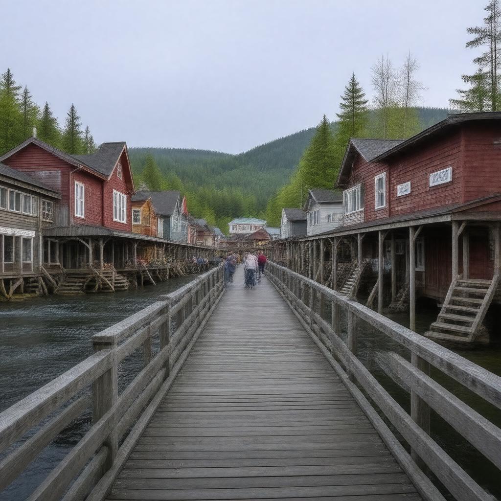 Click to view larger image AI-created image of Creek Street