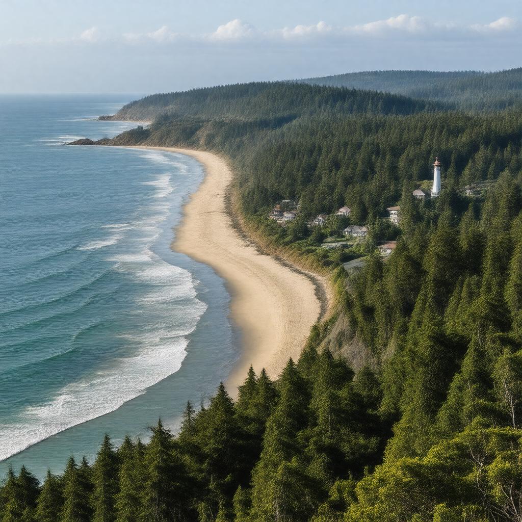 AI-created image of Crescent City