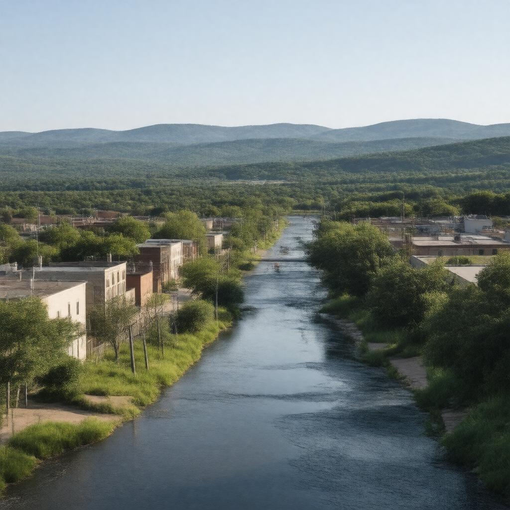AI-created image of Crete, Nebraska, United States
