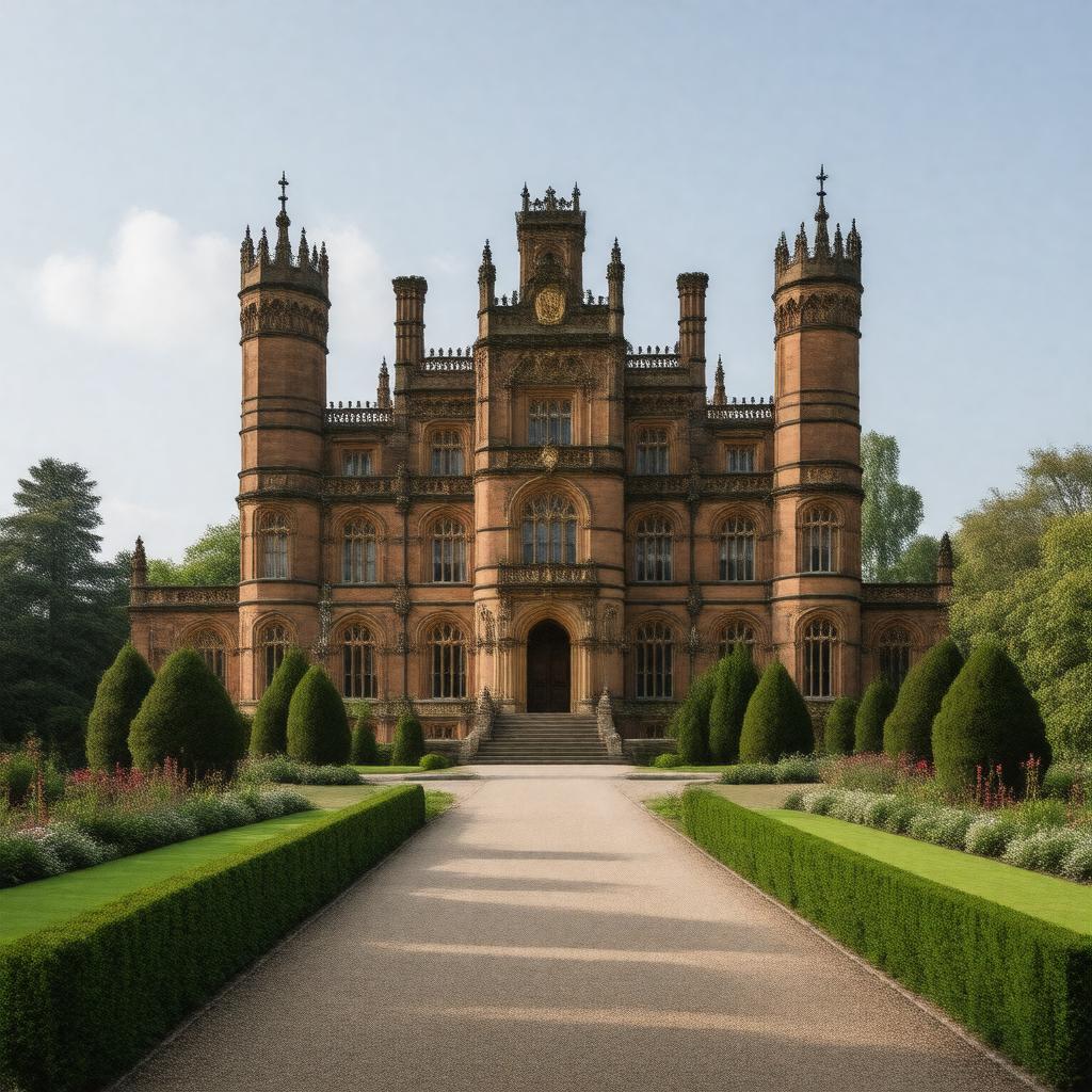 AI-created image of Crewe Hall