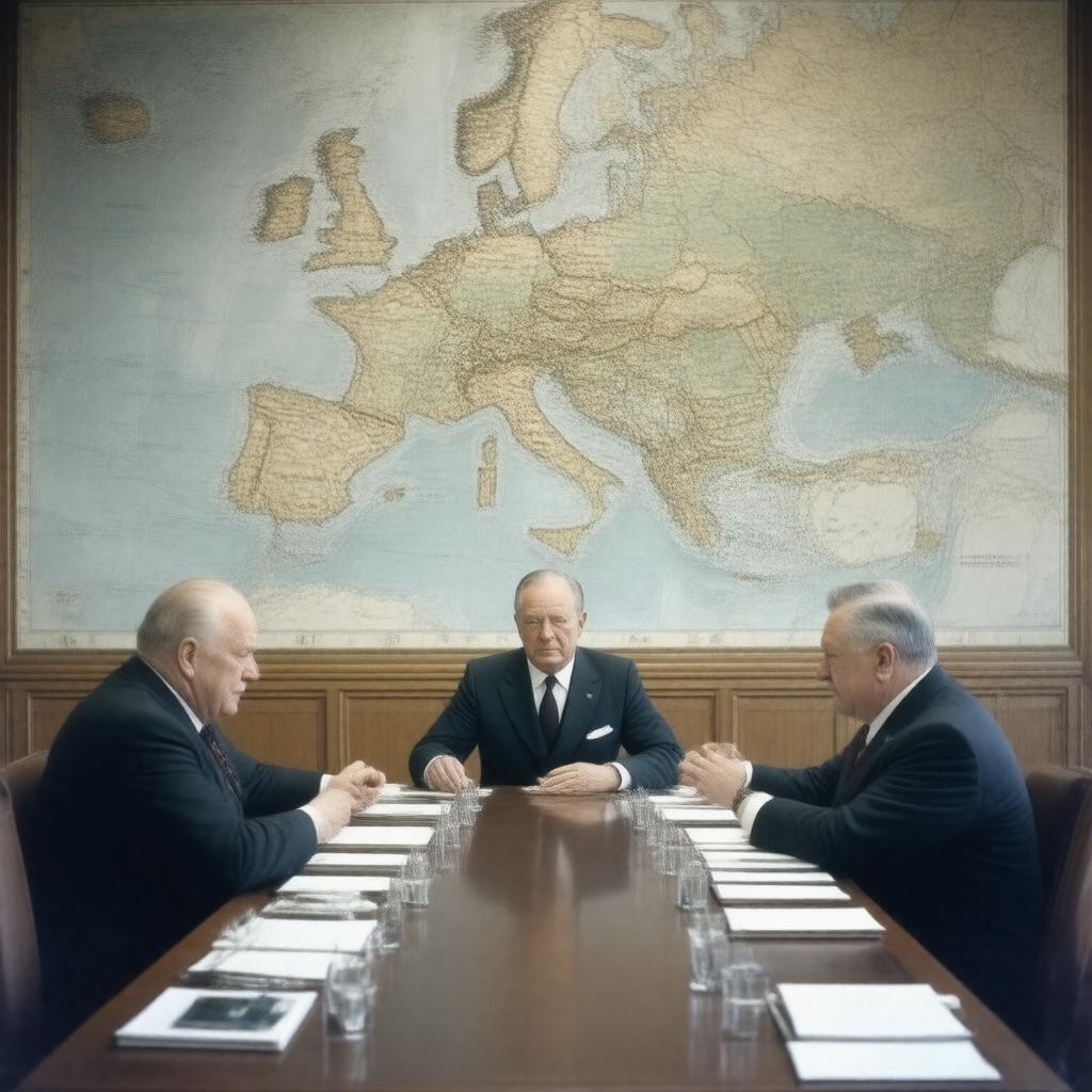 AI-created image of Crimea Conference