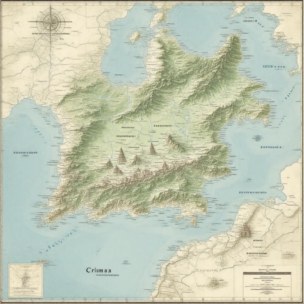 AI-created image of Crimean Peninsula