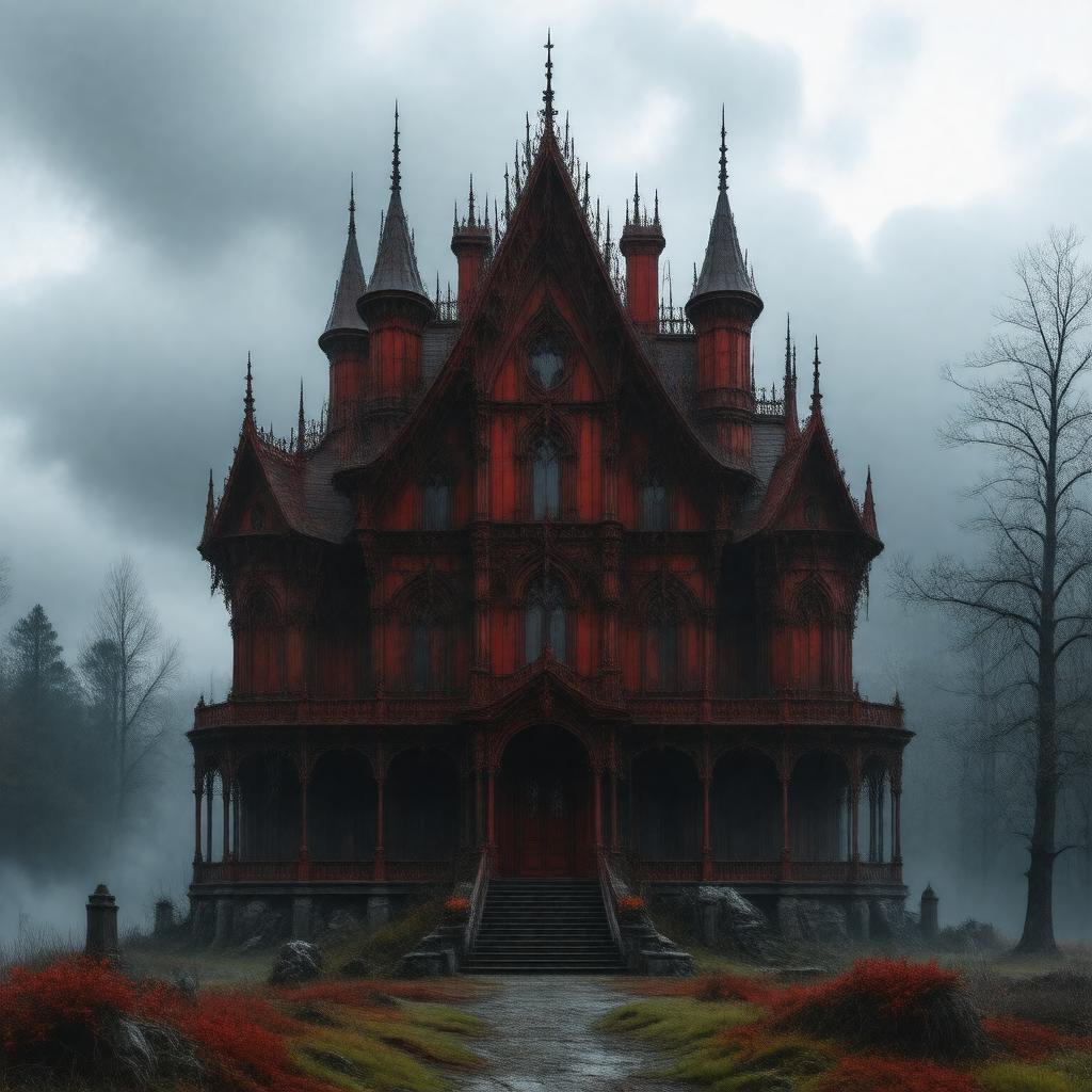 AI-created image of Crimson Peak