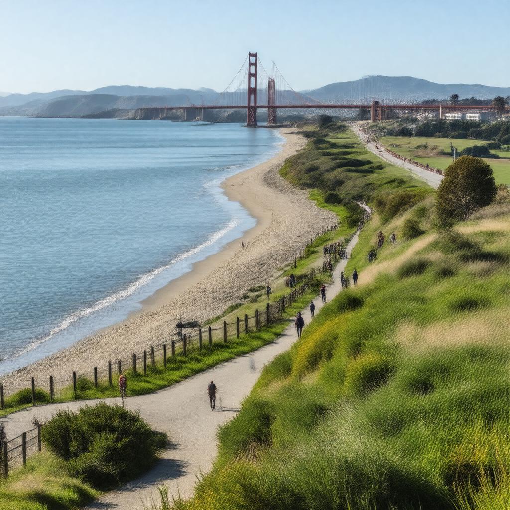 AI-created image of Crissy Field