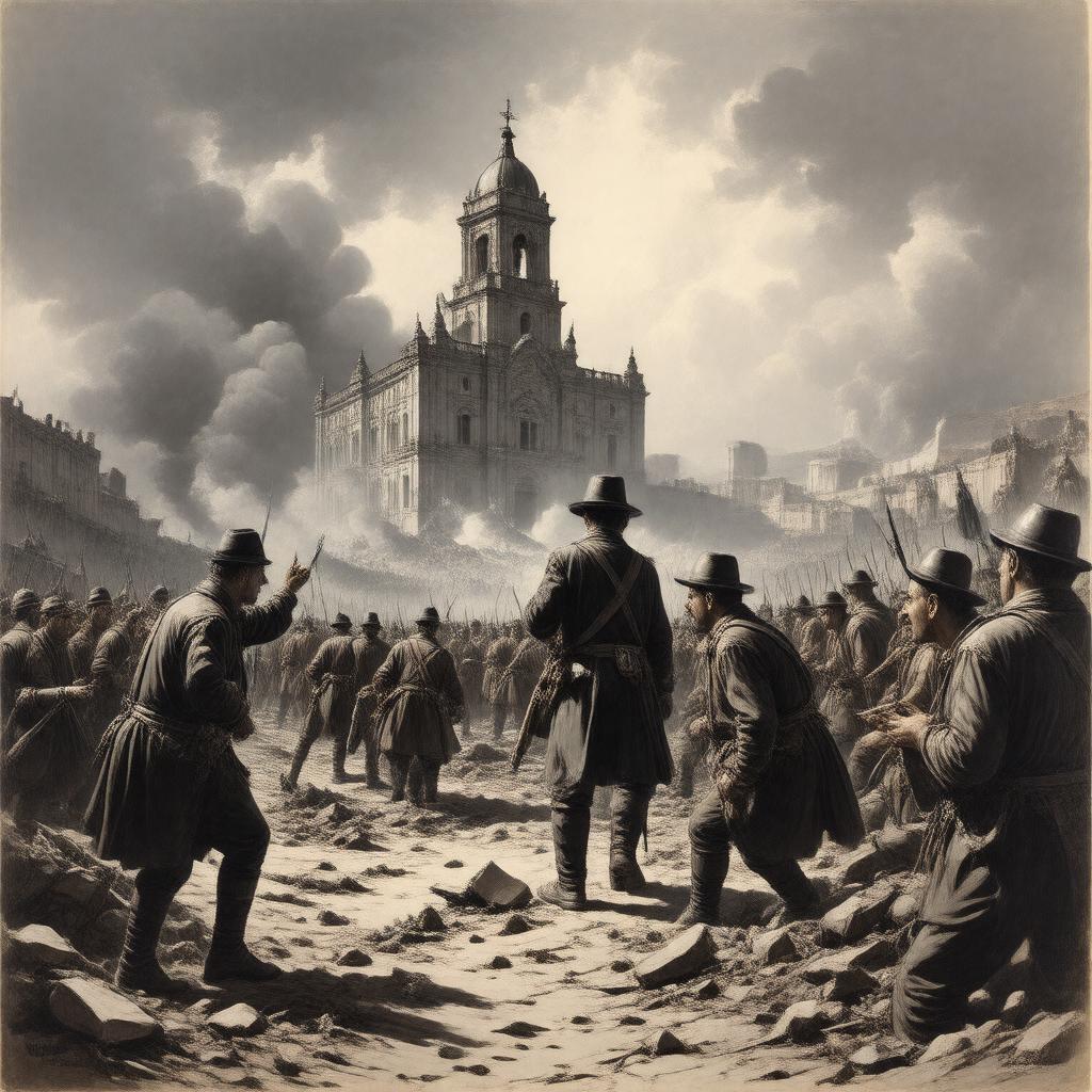 AI-created image of Cristero War