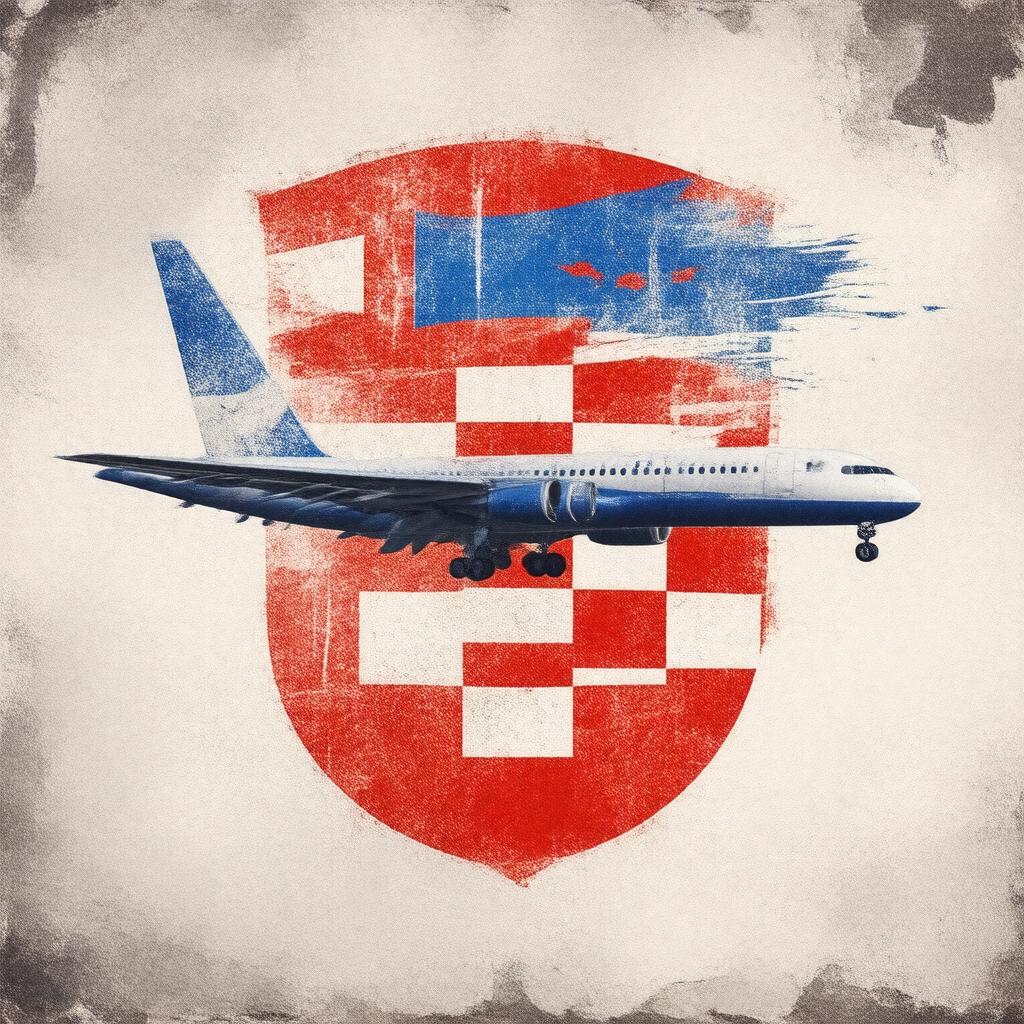 AI-created image of Croatia Airlines