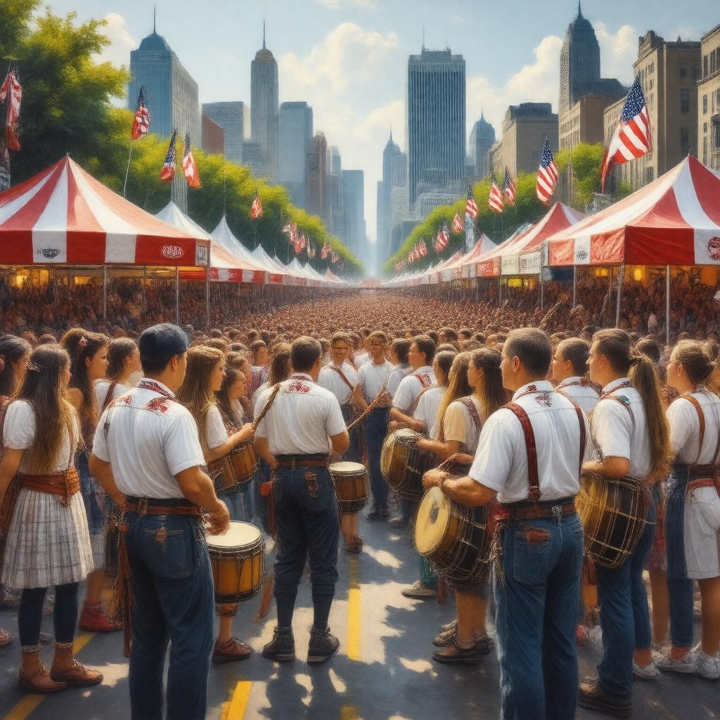 AI-created image of Croatian Americans