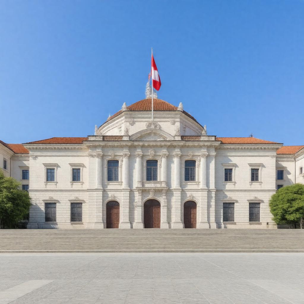AI-created image of Croatian Parliament
