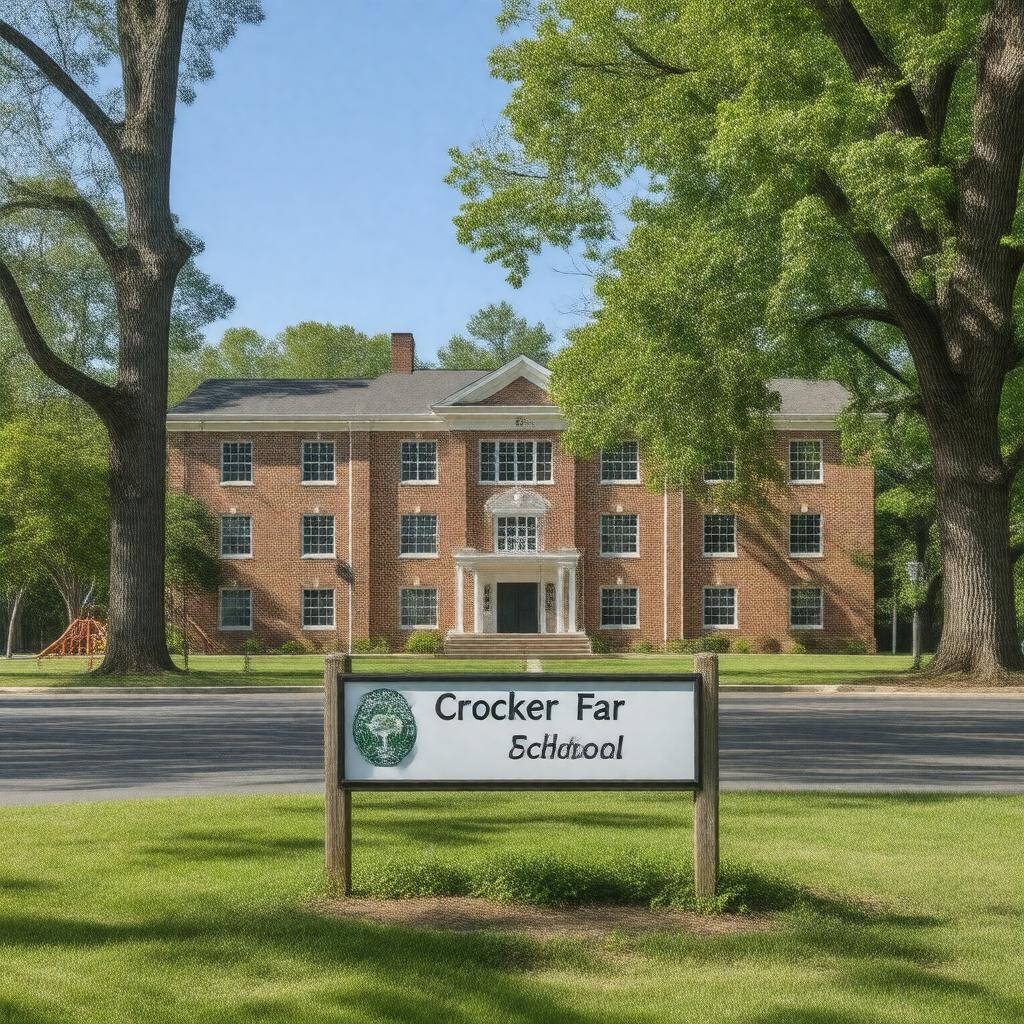AI-created image of Crocker Farm Elementary School
