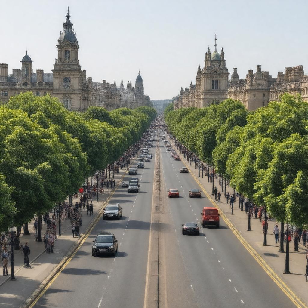 AI-created image of Cromwell Road