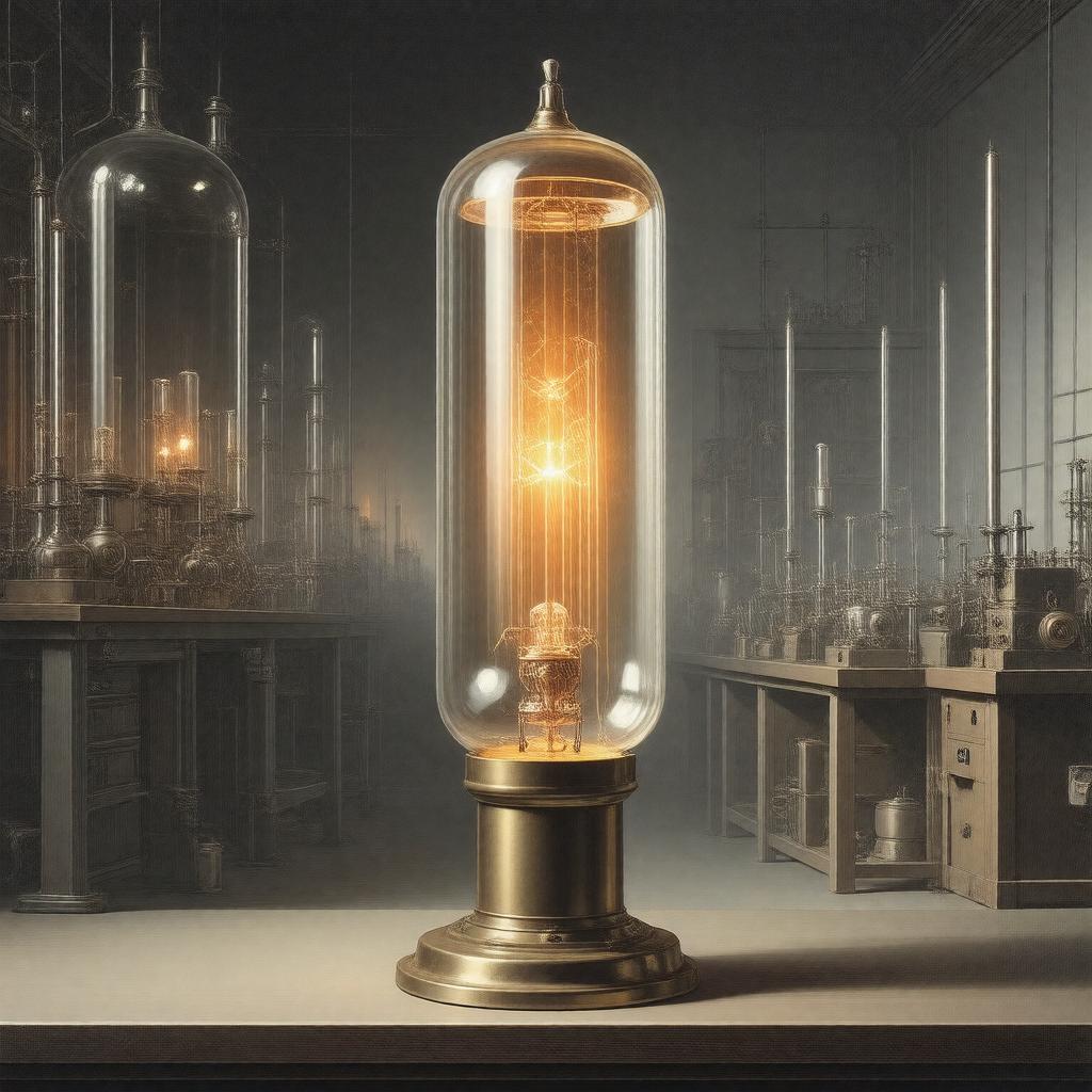 AI-created image of Crookes tube