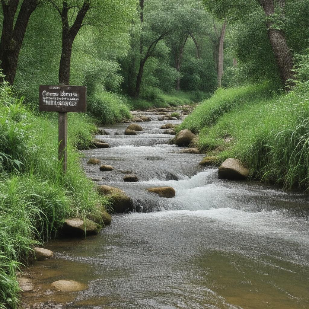 AI-created image of Crosby Brook