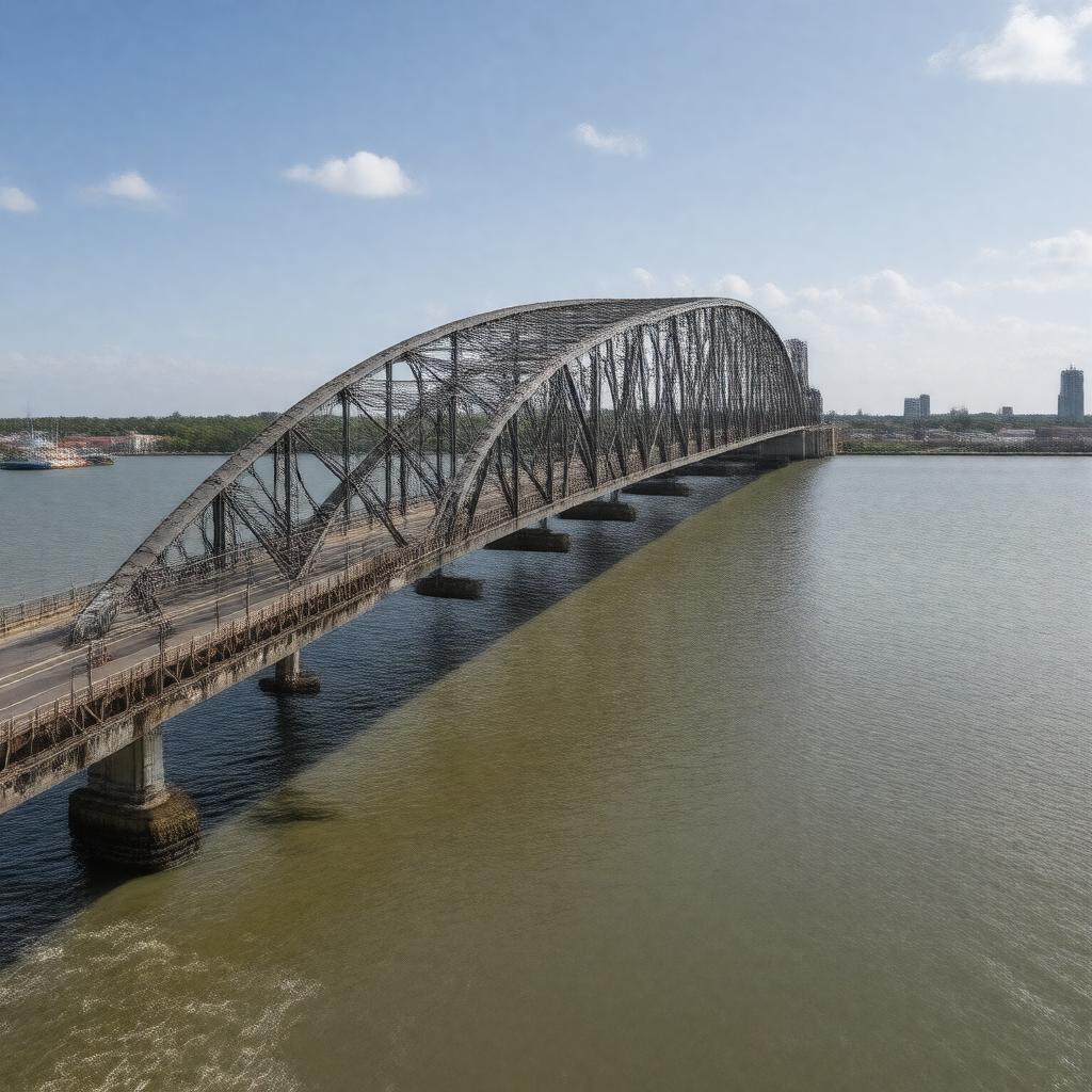 Click to view larger image AI-created image of Cross Bay Veterans Memorial Bridge