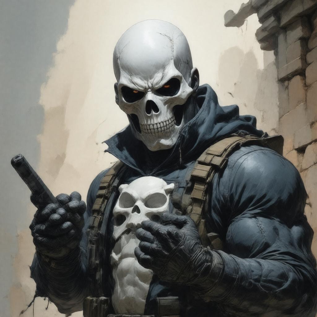 AI-created image of Crossbones