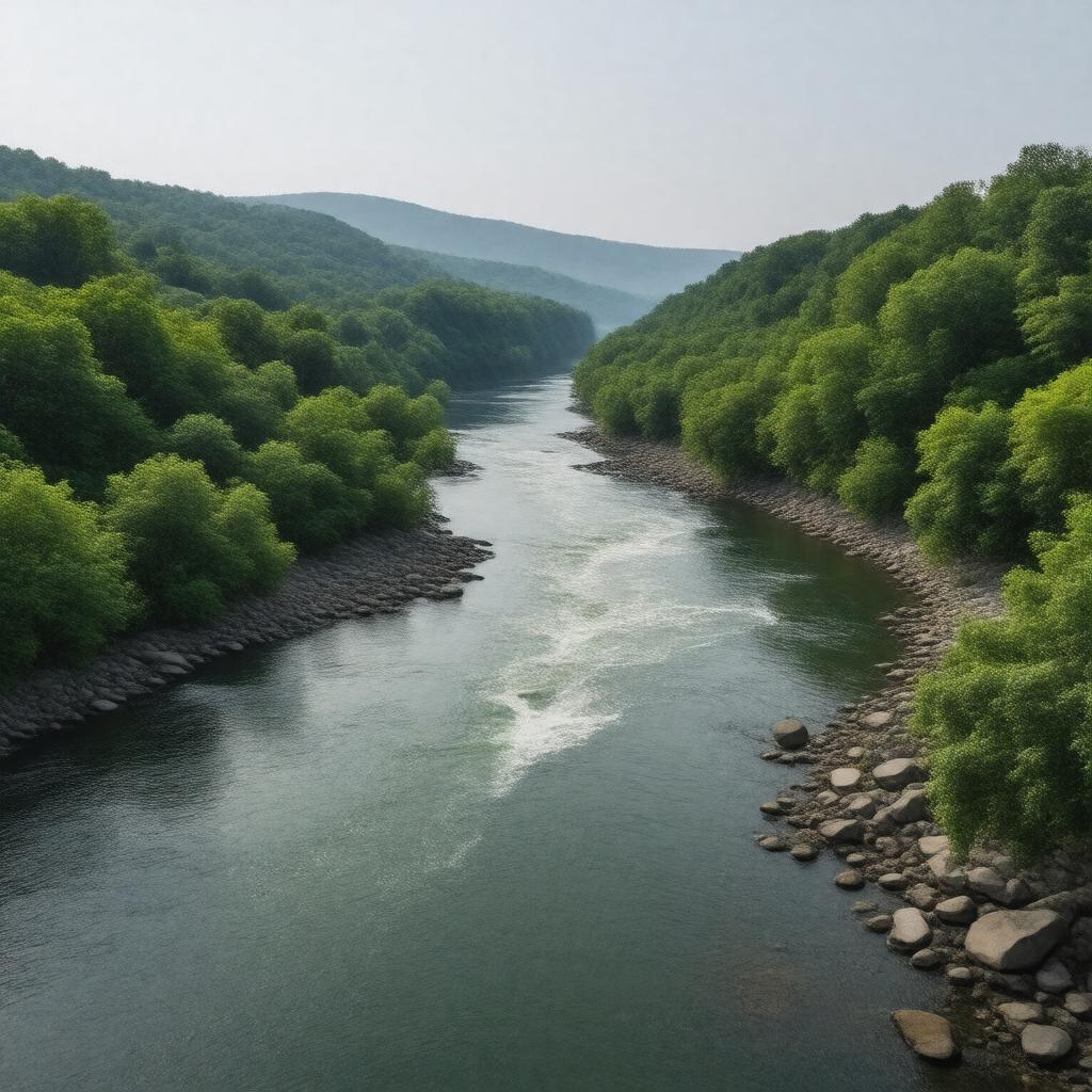 AI-created image of Croton River