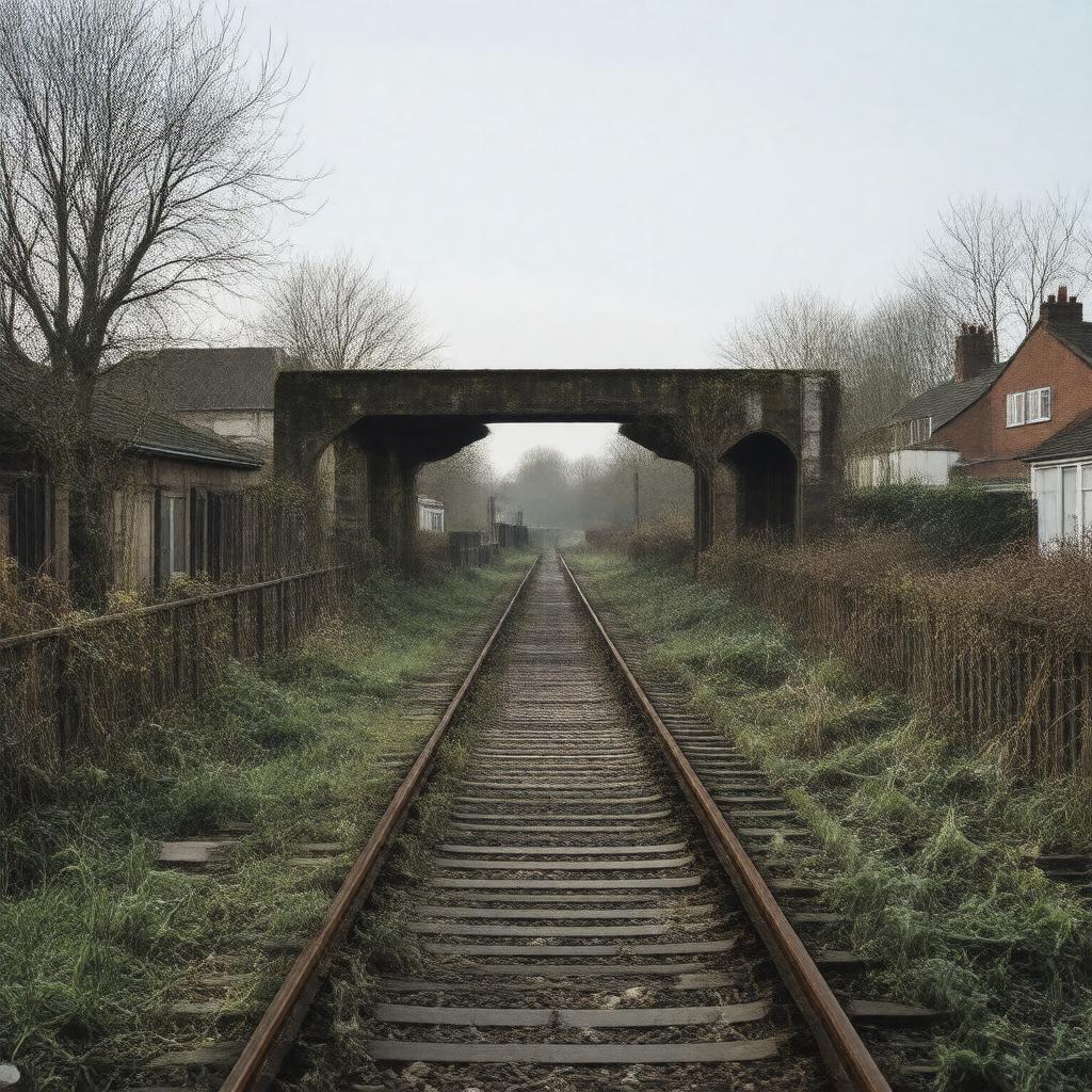 AI-created image of Crouch Hill Sidings