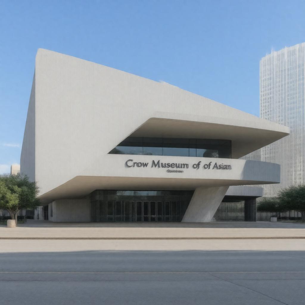 AI-created image of Crow Museum of Asian Art