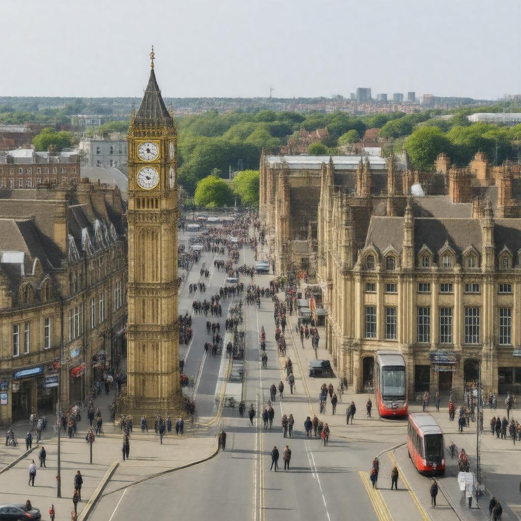 AI-created image of Croydon, England